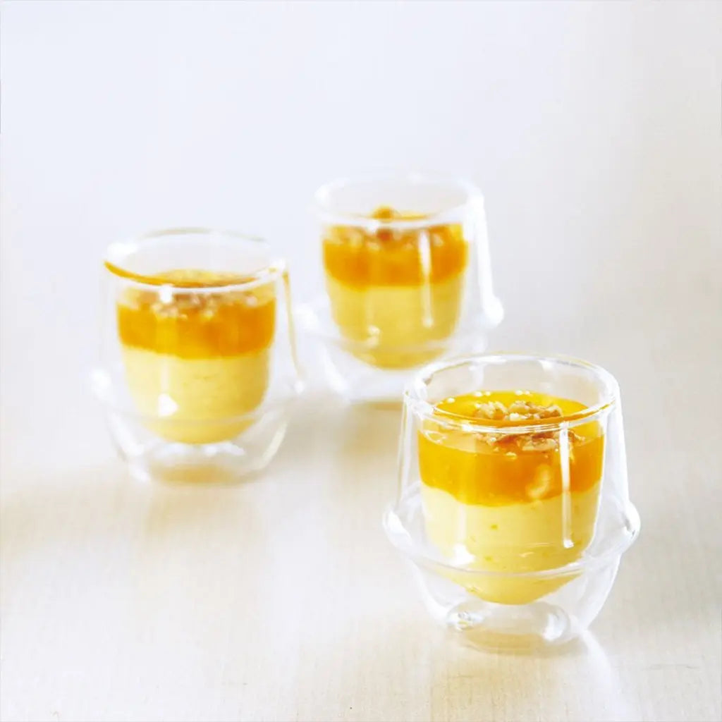 Kinto KRONOS Double Wall Espresso Glass, 80ml