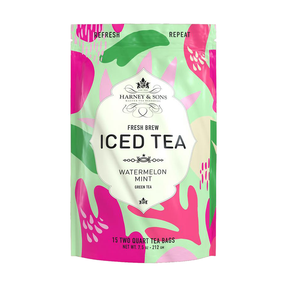 Watermelon Mint Iced Tea - Harney & Sons Teas, European Distribution Center