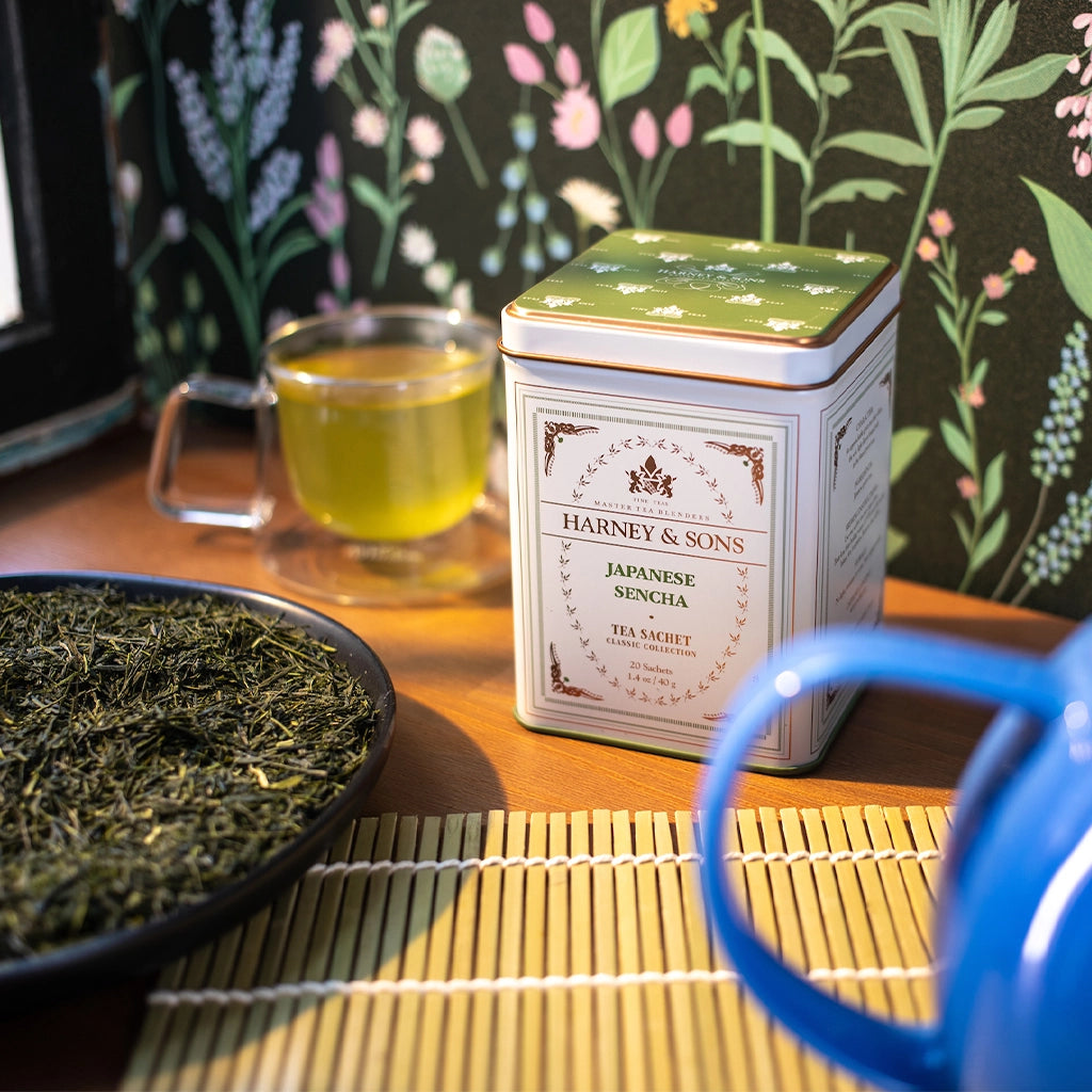 Bottiglia per bere in acciaio inossidabile LEEZA® 'Eucalyptus' - Harney &  Sons Europe Fine Teas Europe Harney and Sons Europe