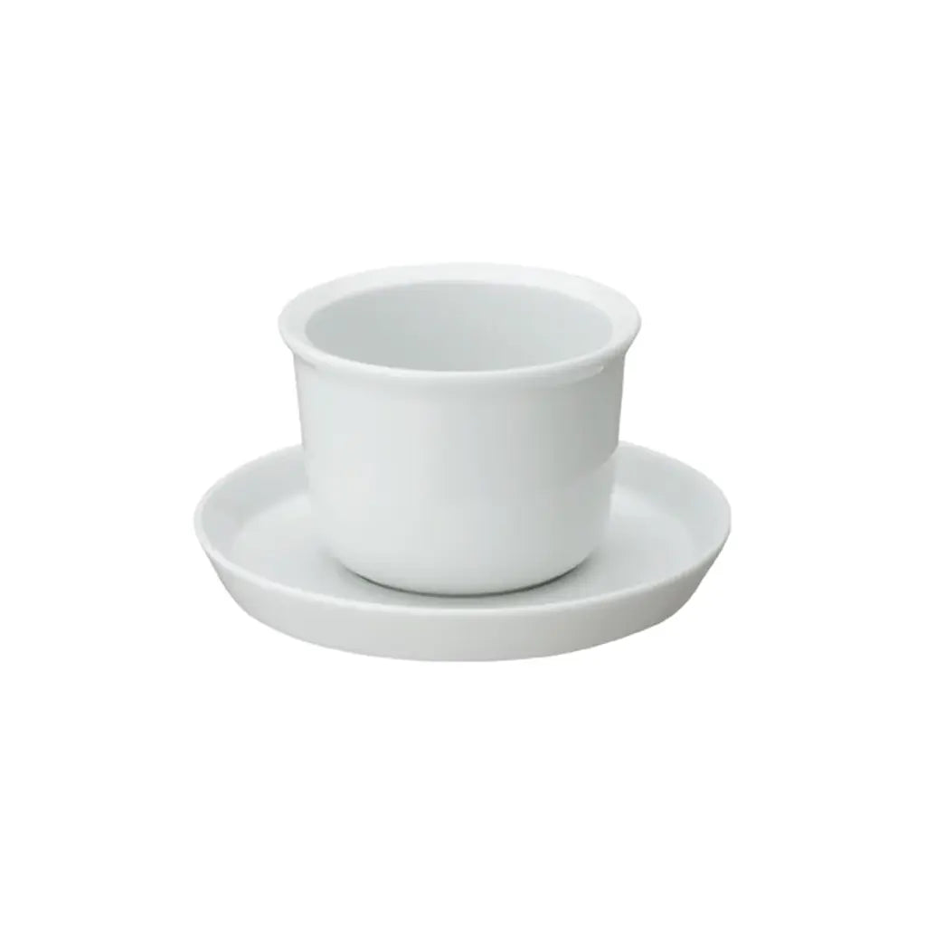 Kinto LT Teacup & Saucer White, 160ml