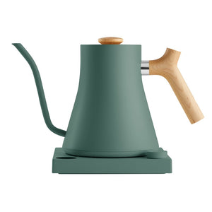 Fellow Stagg EKG - Electric Hot Water Kettle - Smoke green with maple 0,9l