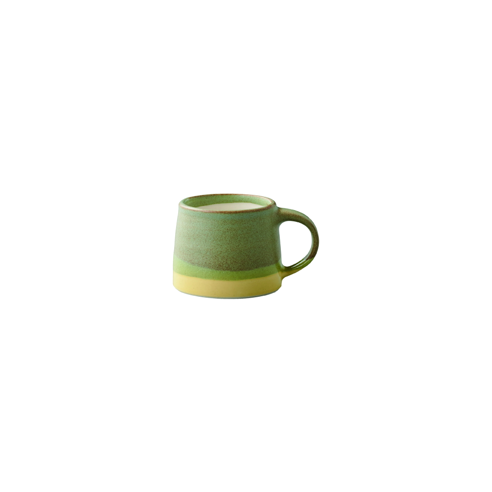 Kinto SCS-S03 mug 110ml moss green x yellow - Harney & Sons Teas, European Distribution Center