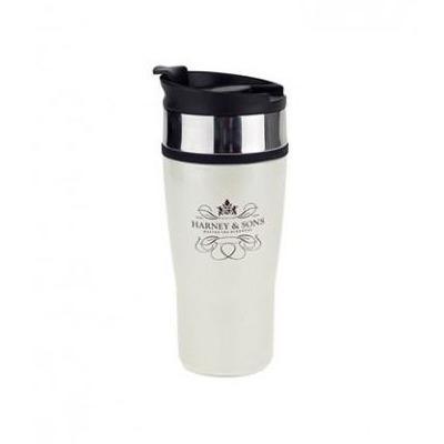 Timolino Travel Thermo Cup with Harney & Sons Logo - Harney & Sons Teas, European Distribution Center